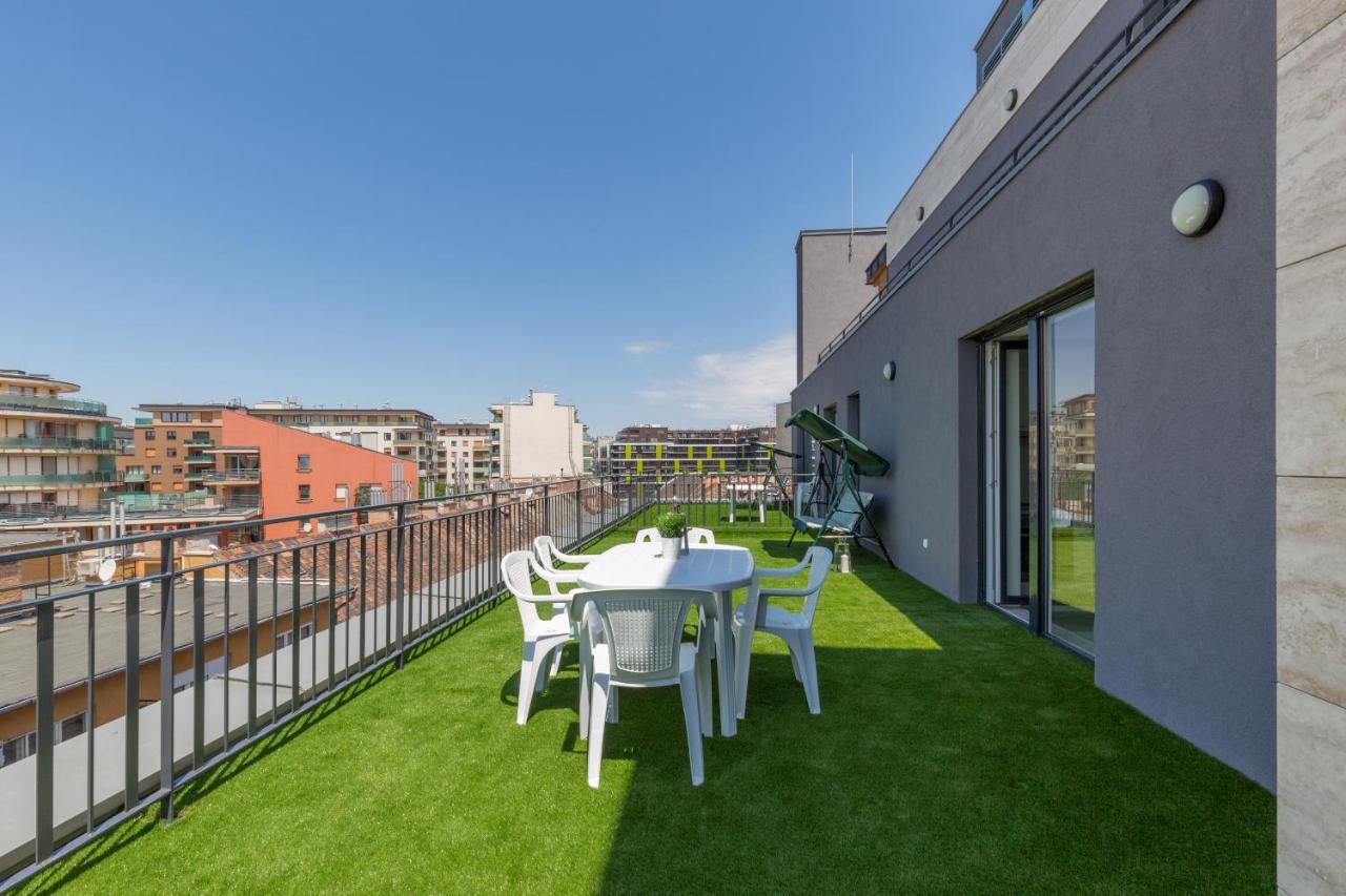 Budapest Downtown Residences Leo - Ac, Elevator, Terrace Luaran gambar