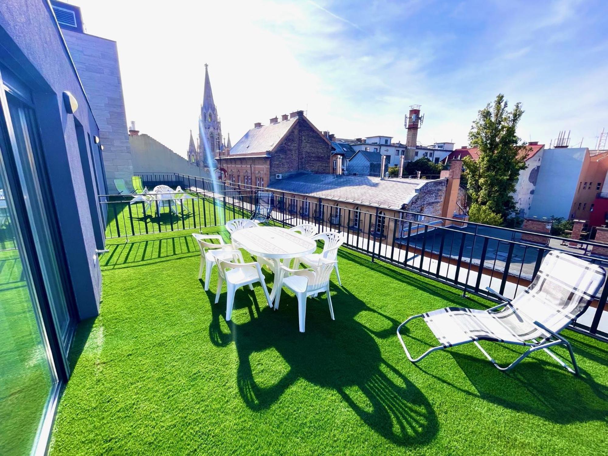 Budapest Downtown Residences Leo - Ac, Elevator, Terrace Luaran gambar